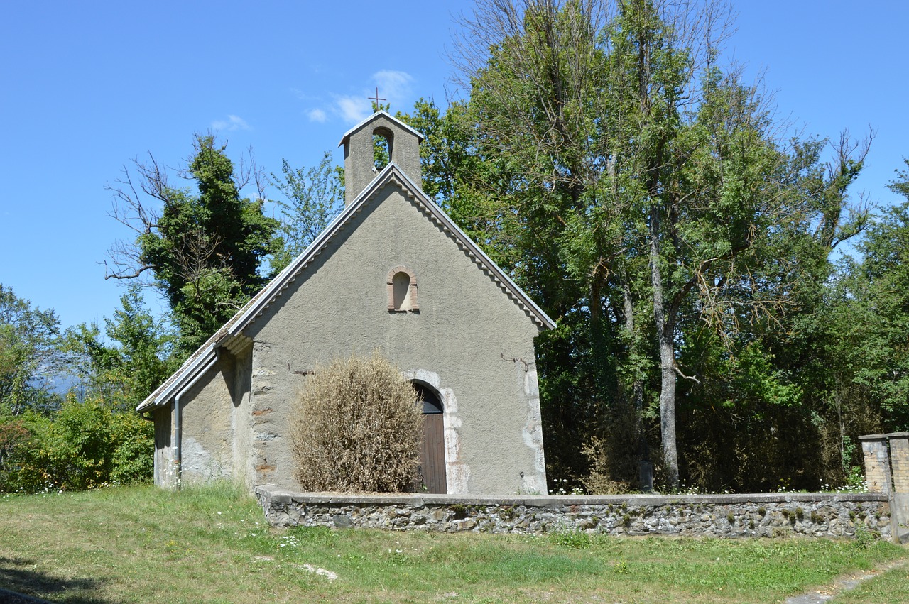 Koplyčia, Bažnyčia, Isère, Alpės, France, Vasara, Žygiai, Gamta, Takas, Nemokamos Nuotraukos