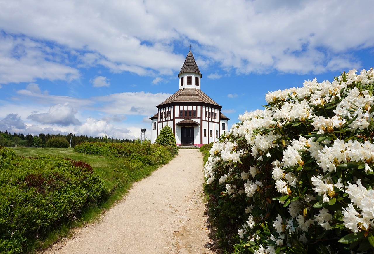 Koplyčia,  Čekija,  Laukai,  Gėlės,  Meadow,  Bažnyčia,  Architektūra,  Hill,  Bokštas,  Lauko