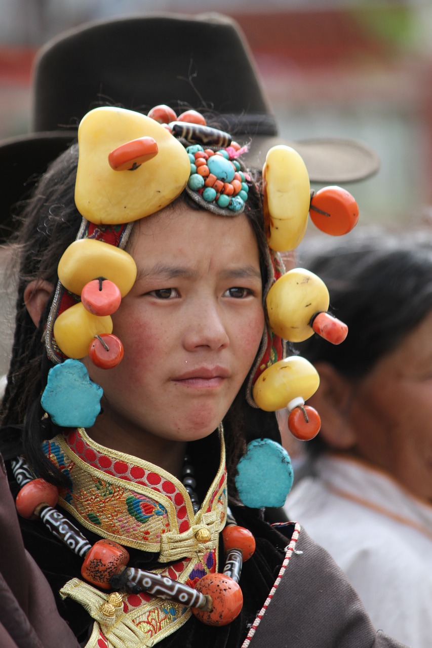 Charakteris, Tibetietis, Maža Mergaitė, Nemokamos Nuotraukos,  Nemokama Licenzija