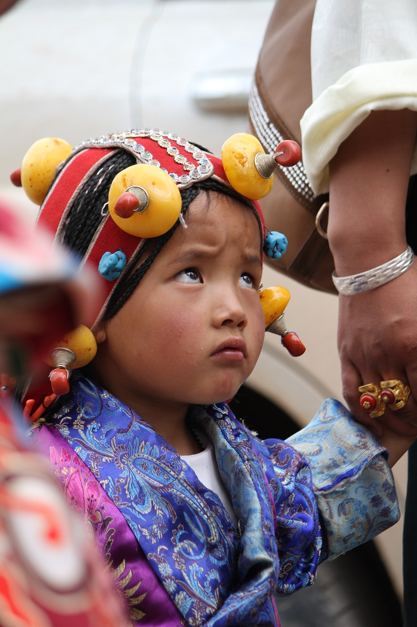 Charakteris, Tibetietis, Maža Mergaitė, Nemokamos Nuotraukos,  Nemokama Licenzija