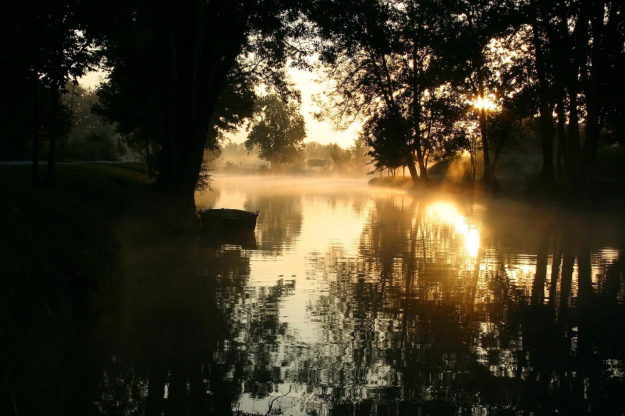 Charente, Aušra, Vanduo, Rūkas, Migla, Nemokamos Nuotraukos,  Nemokama Licenzija