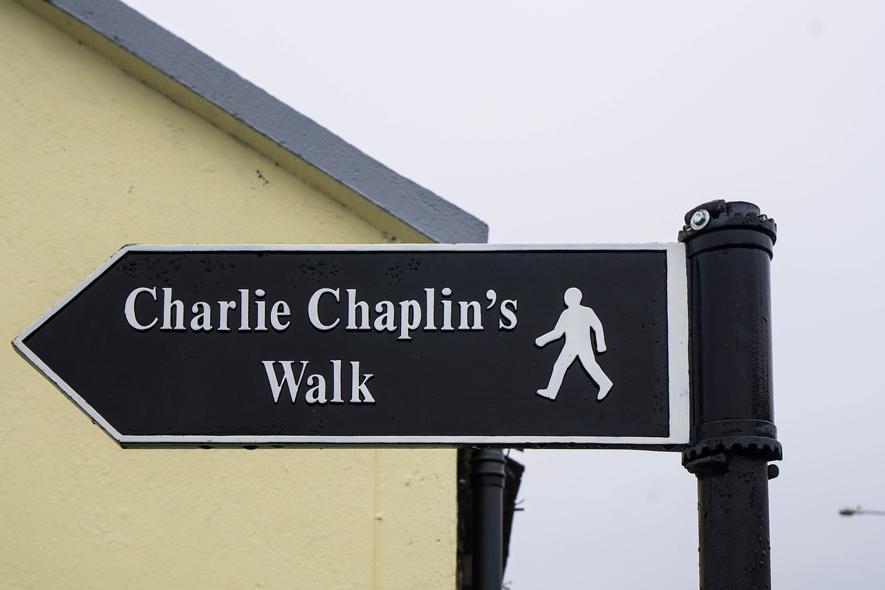 Čarlis Čaplinas, Chaplinas, Aktorius, Skrybėlę, Kinas, Charlie, Lankytinos Vietos, Airija, Amerikiečiai, Skydas