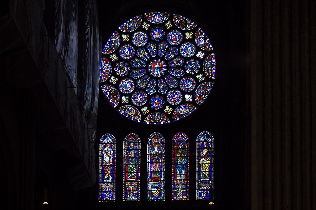 Chartres, Katedra, Rozetė, Nemokamos Nuotraukos,  Nemokama Licenzija