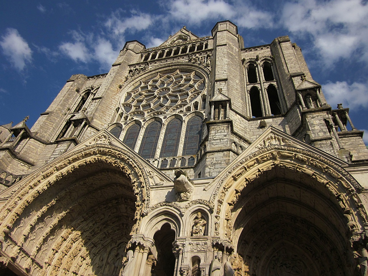 Chartres Katedra, Viduramžių, Gotika, Architektūra, Unesco, France, Fasadas, Nemokamos Nuotraukos,  Nemokama Licenzija