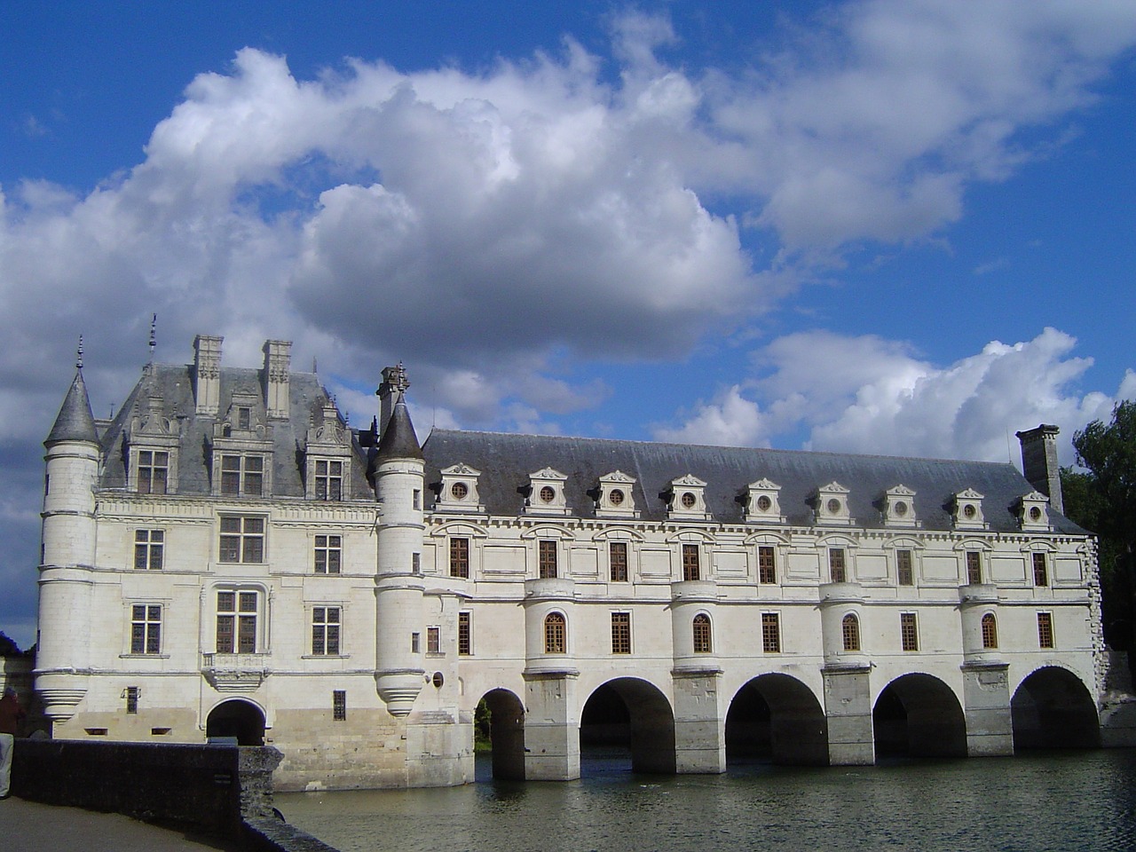 Chateau, Chenonceau, Pilis, Upė, Cher, Loire, Pastatas, Architektūra, Turistinis, Pritraukimas