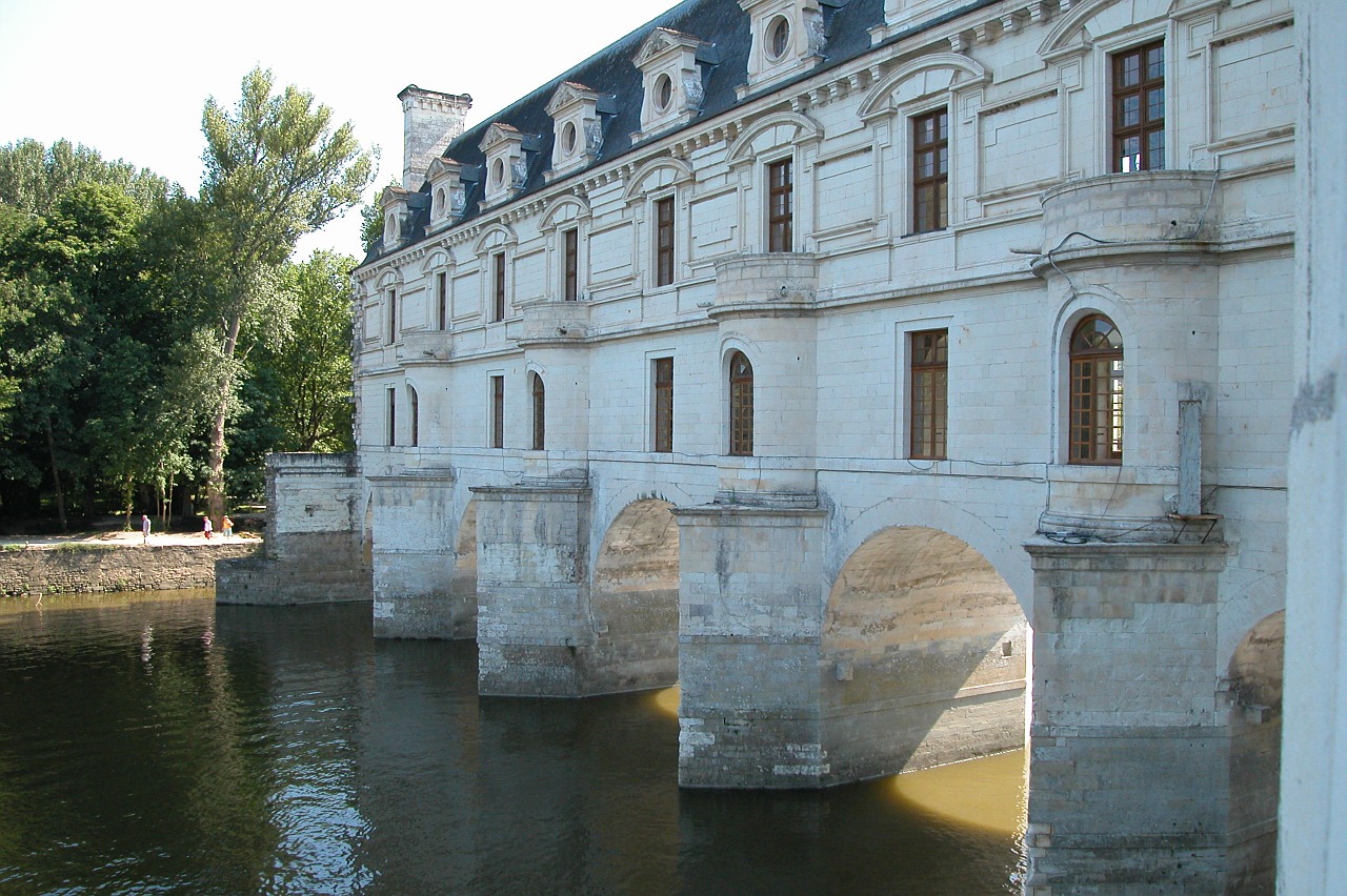 Chateau,  Chenonceau,  Pilis,  Upė,  Cher,  Loire,  Pastatas,  Architektūra,  Turistinis,  Pritraukimas