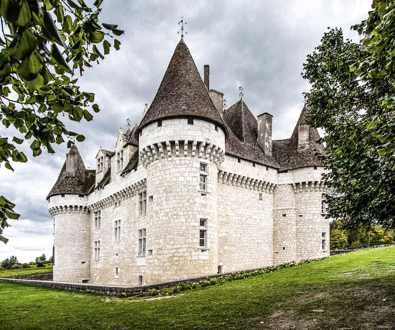Château De Monbazillac, Viduramžių, Viduramžiai, Prancūzijos Paveldas, Turizmas, Senas Pastatas, Medžiai, Kultūra, Istorija, Bokštas