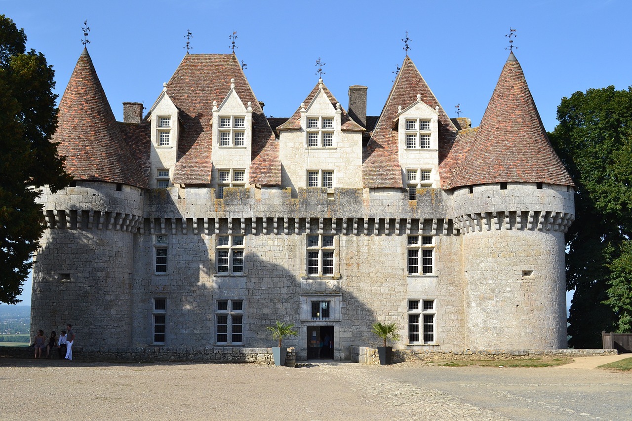 Château De Monbazillac, Renesansas, Pilis, Renesanso Rūmai, Monbazillac, Dordogne, France, Bokštas, Langai, Nemokamos Nuotraukos