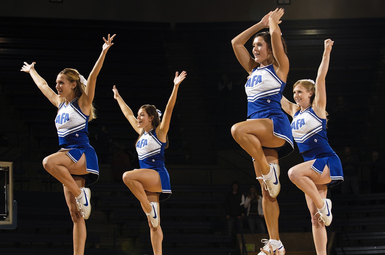 Cheerleaders, Futbolas, Kolegija, Nfl, Sportas, Uniforma, Moterys, Sportininkai, Patrauklus, Suaugęs