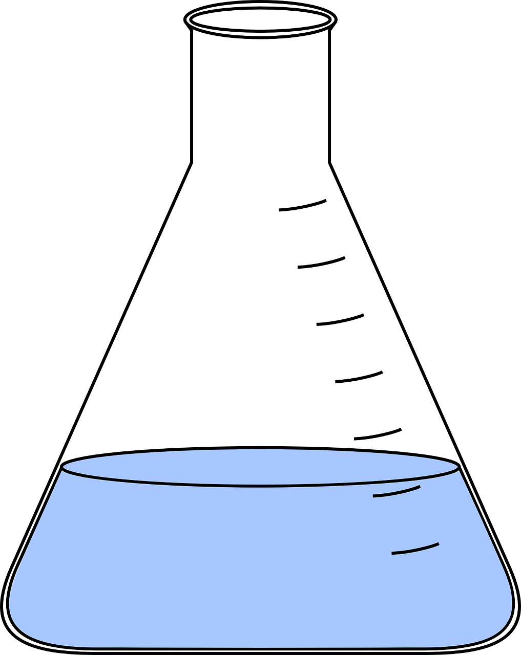 Chemija, Kolba, Pilnas, Stiklo Pluoštai, Laboratorija, Laboratorija, Vaistinė, Pyrex, Skalė, Mokslas