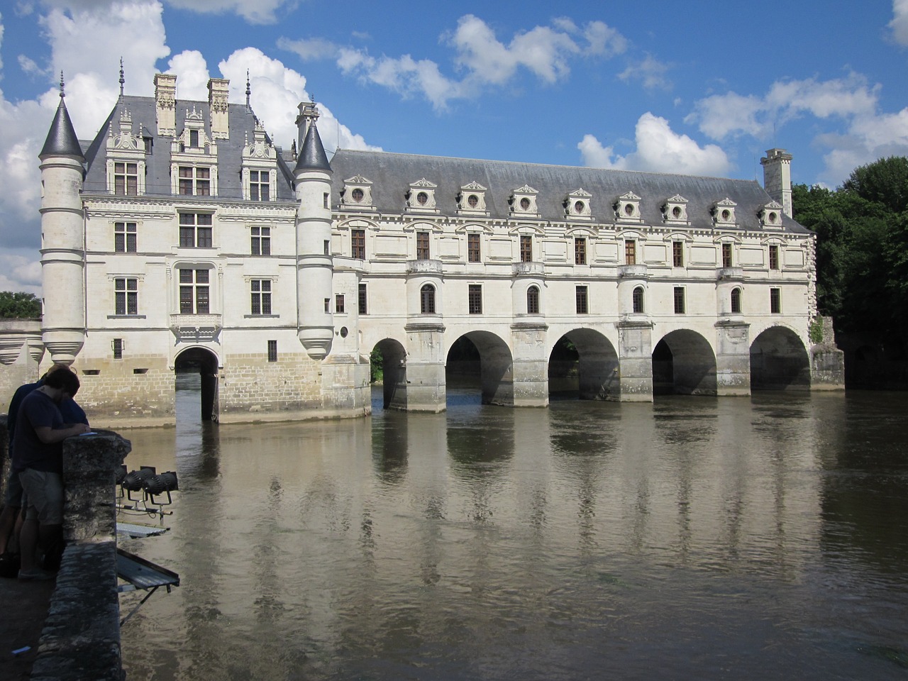 Chenonceau, Loire, Pilis, France, Architektūra, Pilis, Turizmas, Europa, Renesansas, Orientyras