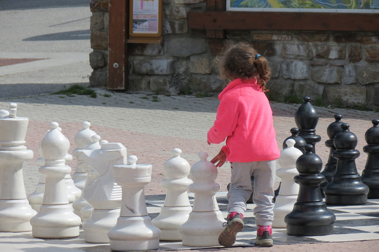 Šachmatai, Vaikai, Žaidimai, Kelias, Mergaitė, Nemokamos Nuotraukos,  Nemokama Licenzija
