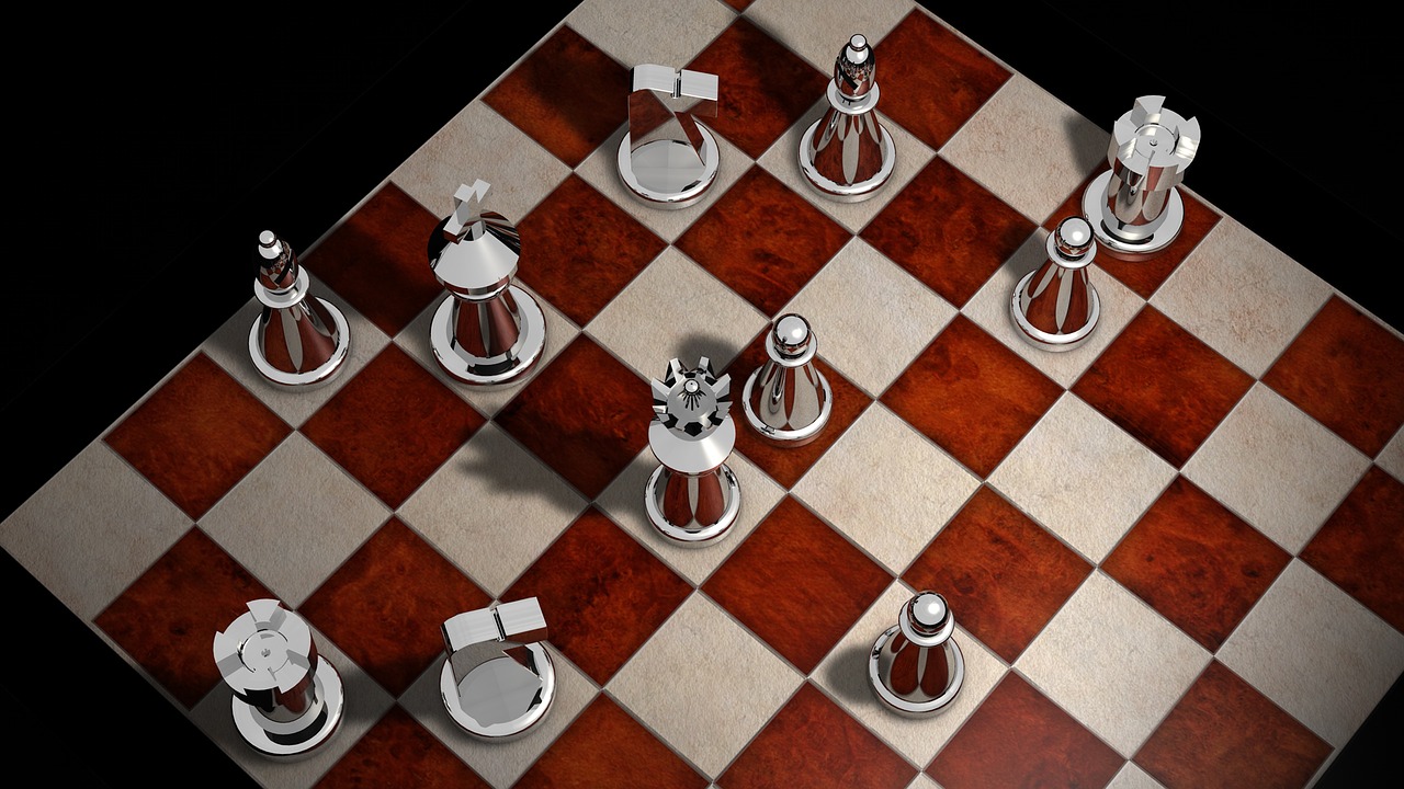 Šachmatai, Skaičiai, Šachmatų Figūros, Karalius, Lady, Strategija, Šachmatų Lenta, Žaisti, Arklys, 3D