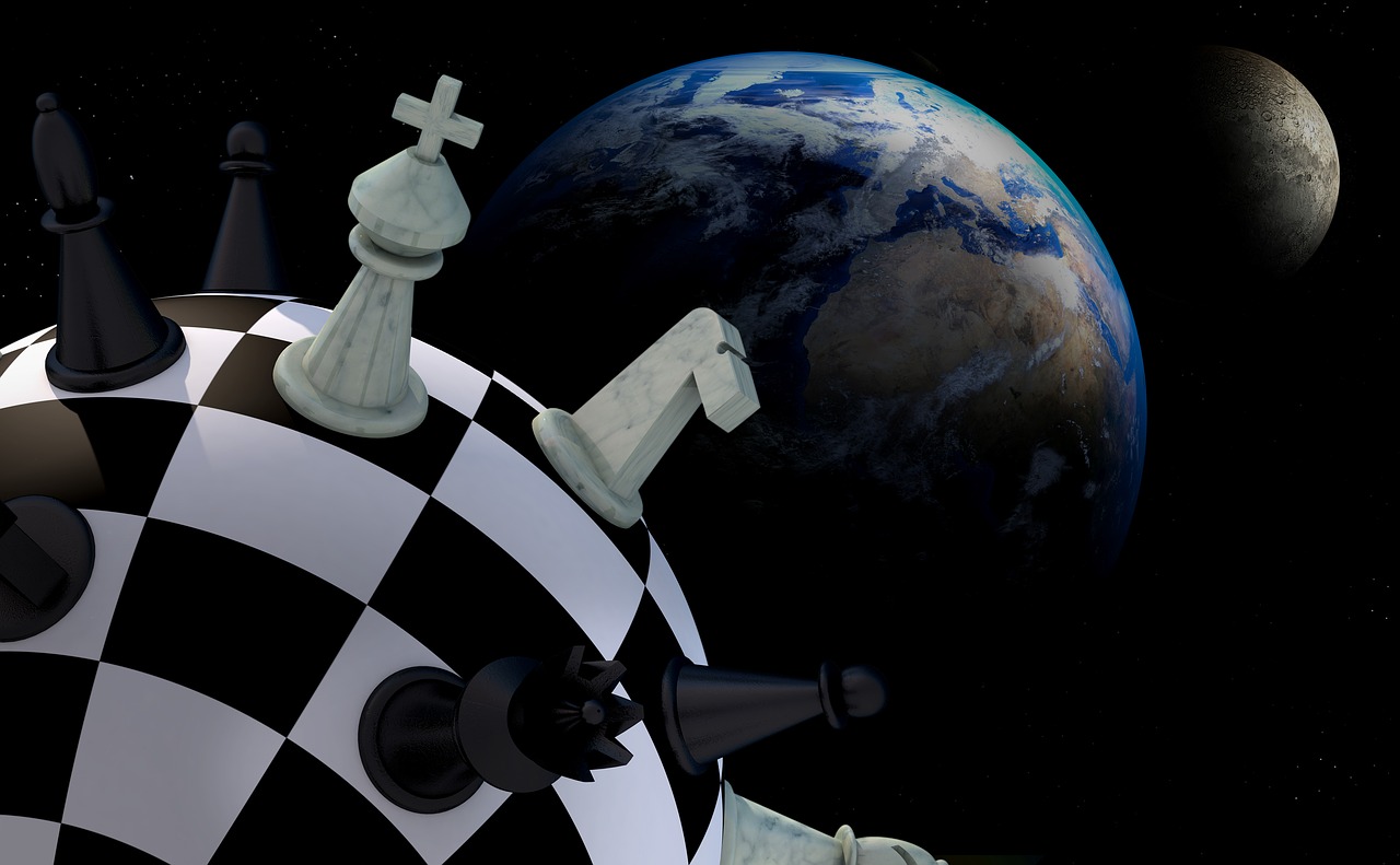 Šachmatai, Skaičiai, Erdvė, Žemė, Planeta, Šachmatų Lenta, Rutulys, Strategija, Šachmatų Figūros, Stalo Žaidimas
