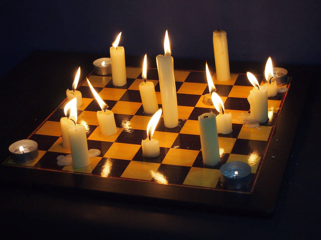 Šachmatai, Menas, Žvakės, Nemokamos Nuotraukos,  Nemokama Licenzija