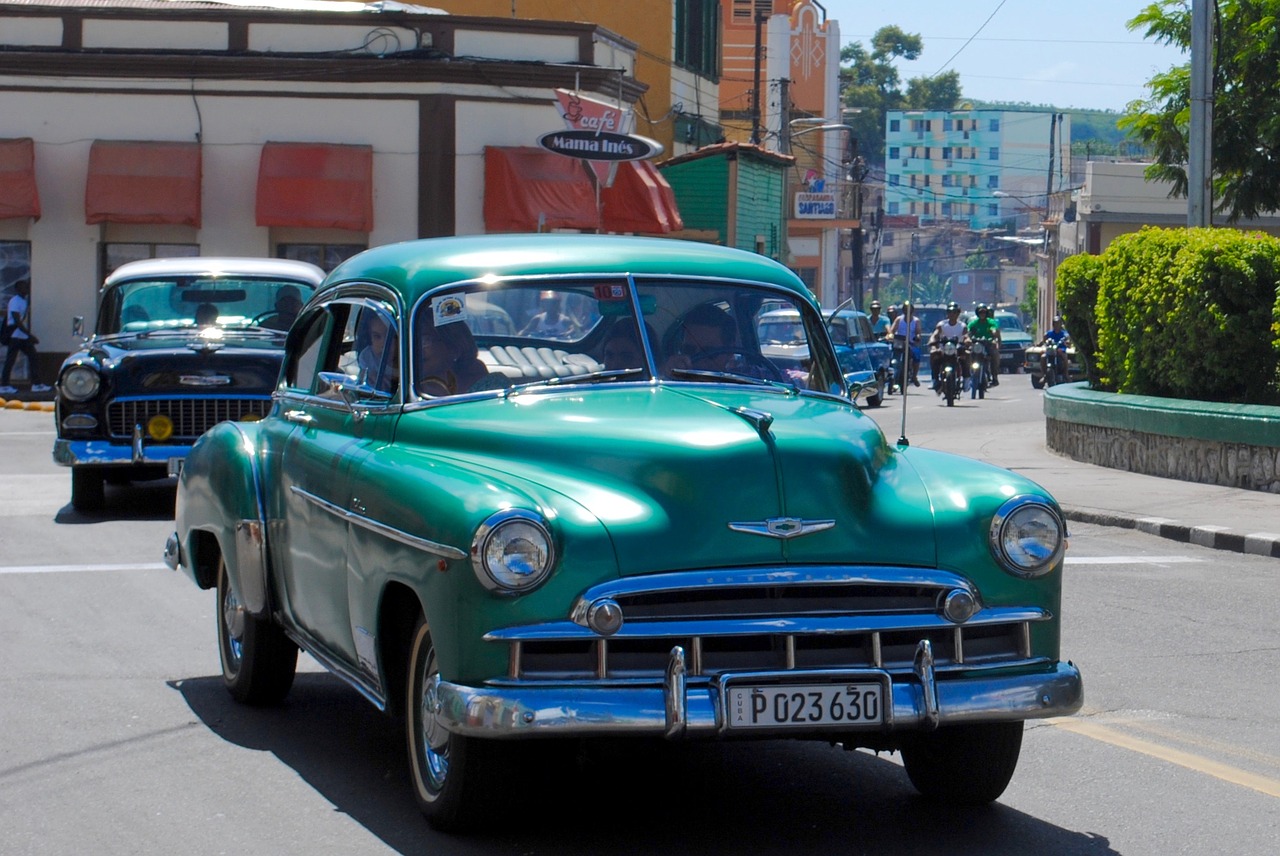 Chevrolet, Senovinis, Vintage, Automobilis, Automobilis, Istorinis, Senamadiškas, Taksi, Kuba, Paradas