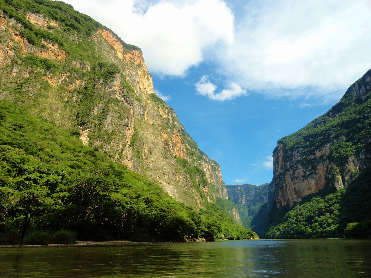 Chiapas, Kraštovaizdis, Gamta, Gražus, Gėlė, Vanduo, Krioklys, Upė, Ežeras, Kalnas