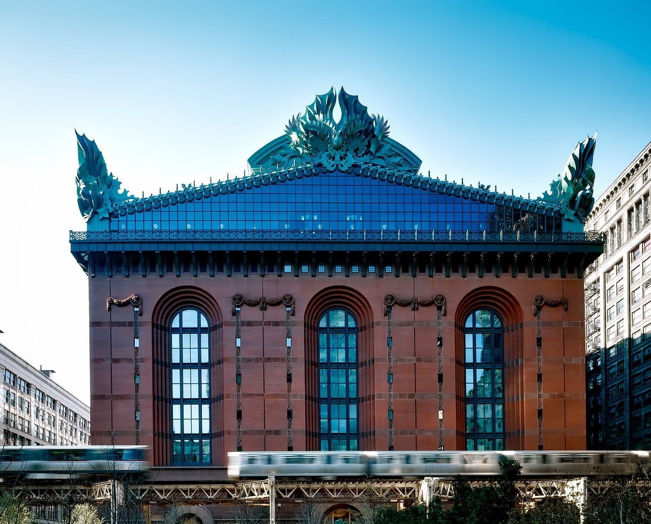 Čigonai, Illinois, Miestas, Miesto, Pastatai, Architektūra, Biblioteka, Orientyras, Istorinis, Hdr