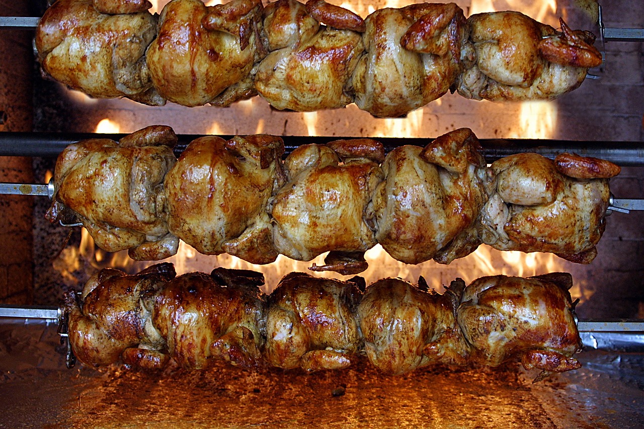 Viščiukai, Skrudinimas, Rotisserie, Maistas, Barbekiu, Virimo, Virti, Naminiai Paukščiai, Vakarienė, Nerija