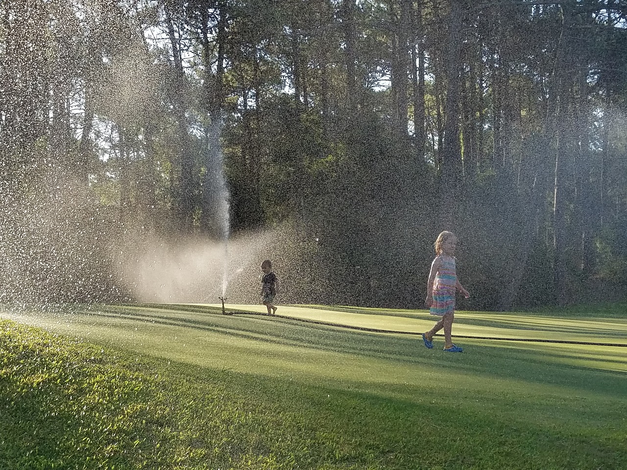 Vaikai, Purkštuvai, Žaisti, Golfas, Nemokamos Nuotraukos,  Nemokama Licenzija