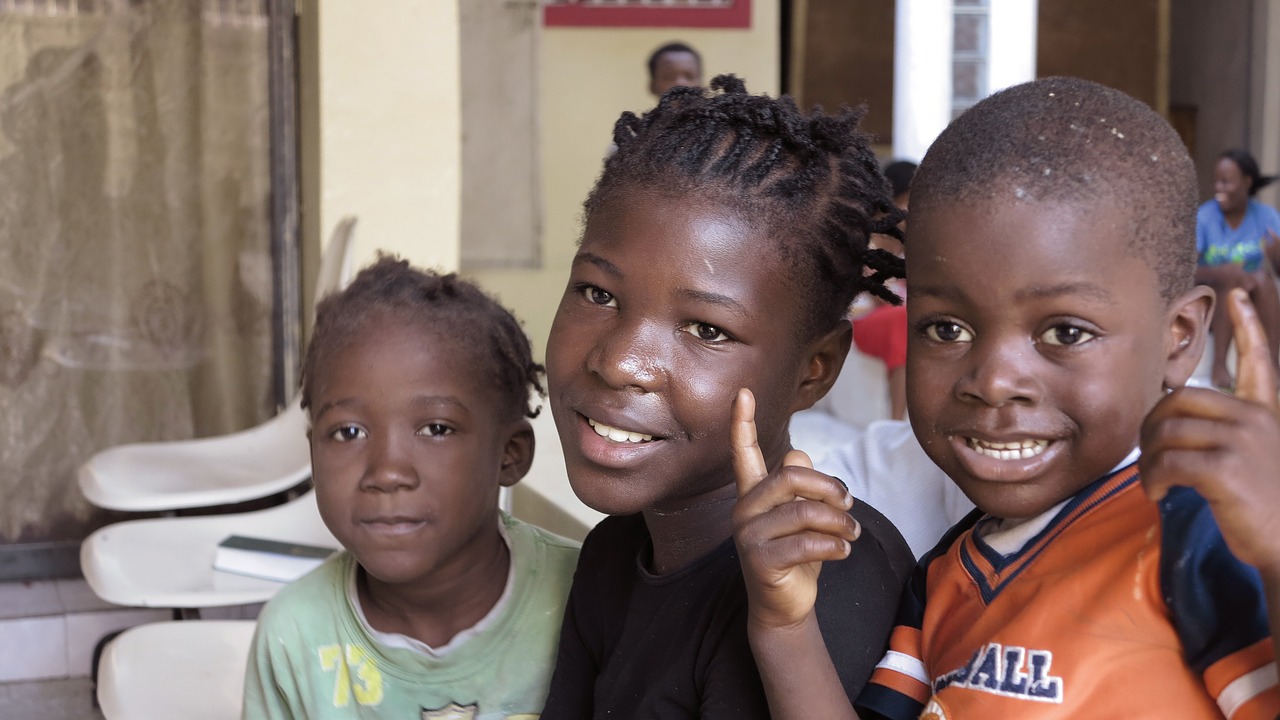 Vaikai, Haiti, Carrefour, Port Au Prince, Našlaičių Namai, Mama, Esteras, Juoda, Vaikai, Skurdas