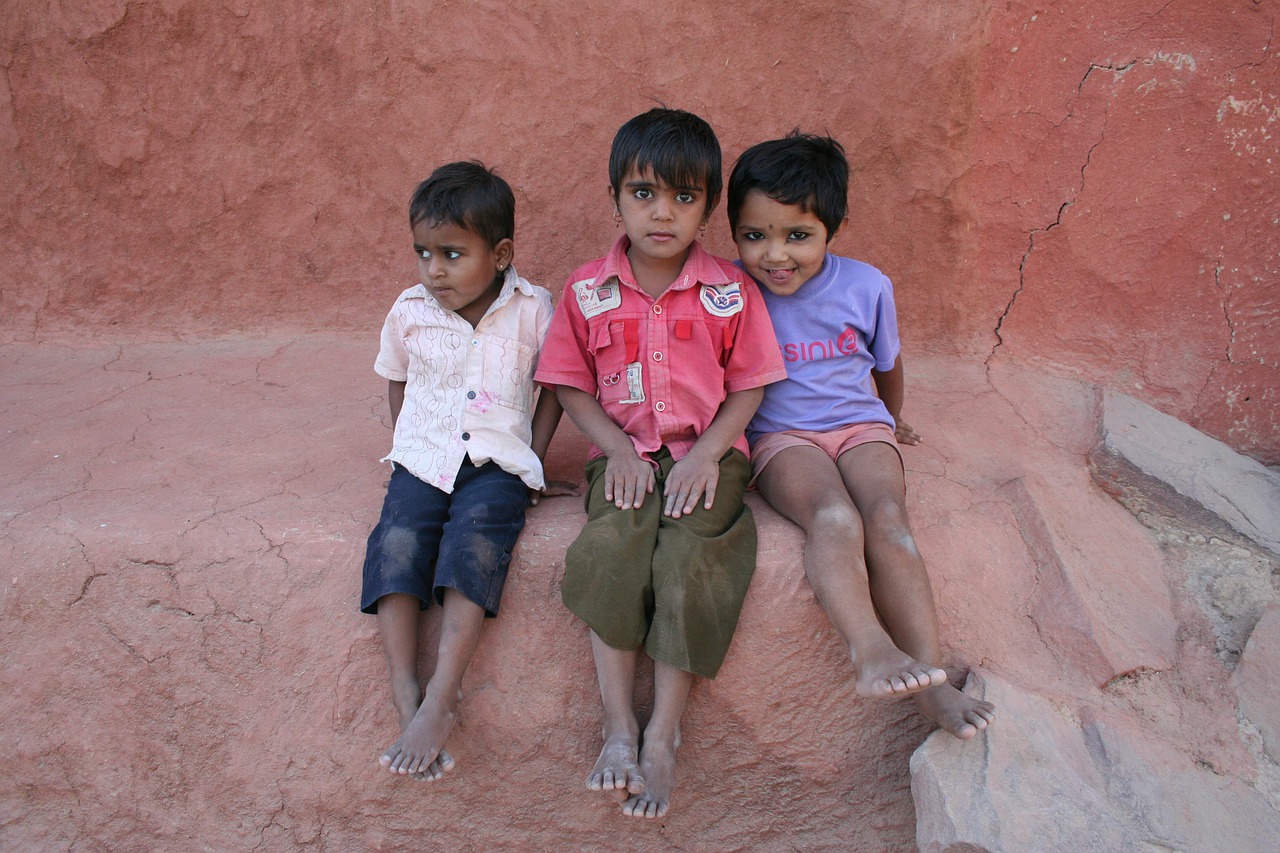 Vaikai, Kelionė, Rajasthan, Atrodo, Nemokamos Nuotraukos,  Nemokama Licenzija