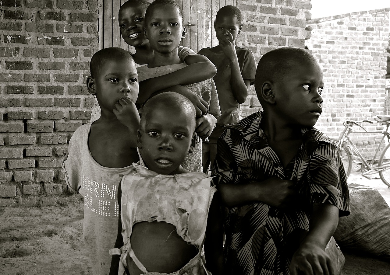 Vaikai, Uganda, Afrika, Skurdas, Besivystanti Šalis, Skurdo Mažinimas, Gyvenimo Sąlygos, Nemokamos Nuotraukos,  Nemokama Licenzija
