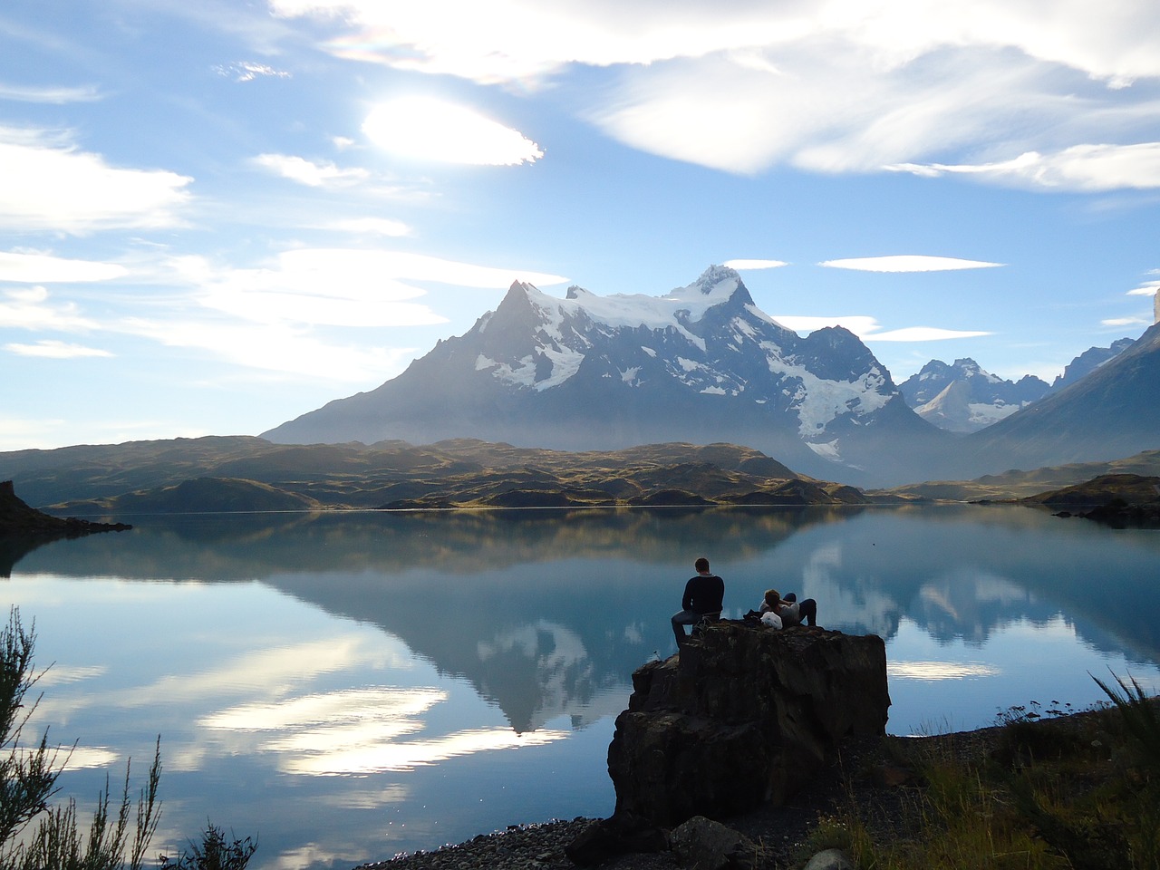 Čile, Torres Del Paine, Kelionė, Gamta, Patagonia, Kalnai, Ežeras, Kraštovaizdis, Vanduo, Nacionalinis Parkas