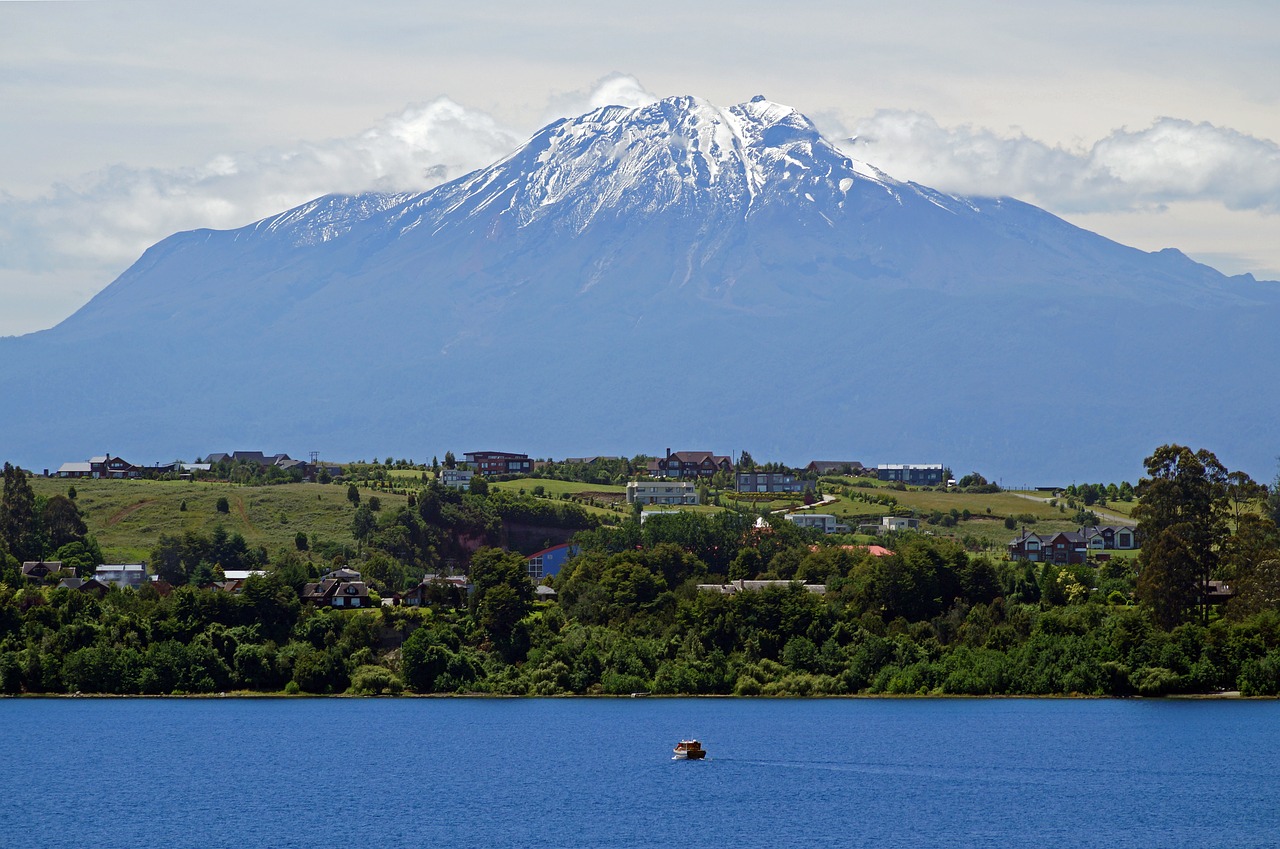 Čile, Ežeras Llanquihue, Kalbuko Vulkanas, Nemokamos Nuotraukos,  Nemokama Licenzija