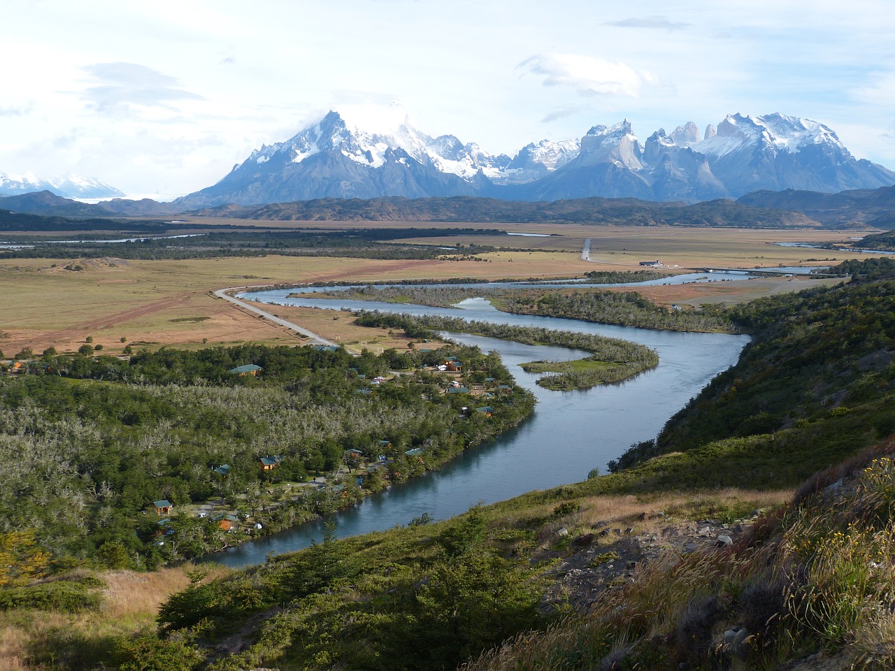 Čile, Pietų Amerika, Kraštovaizdis, Gamta, Nacionalinis Parkas, Fjordas, Torres Del Paine, Unesco, Upė, Miškas