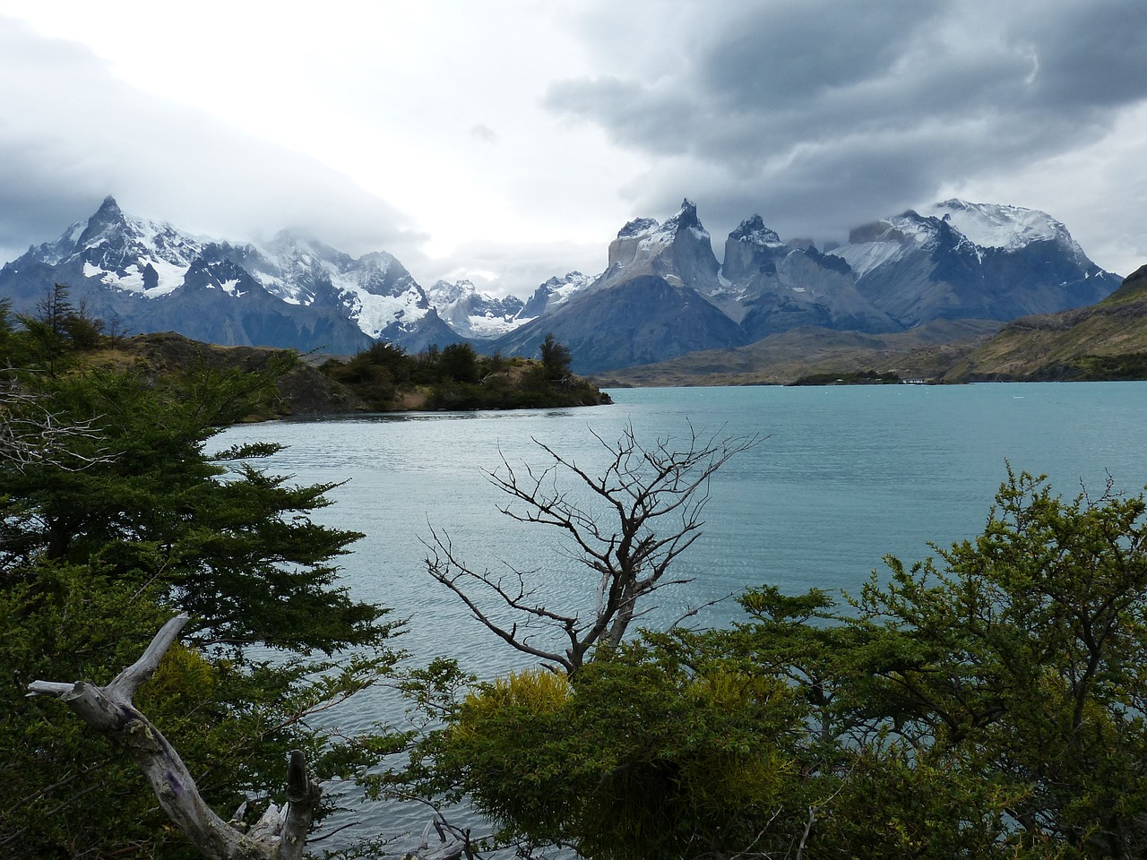 Čile, Pietų Amerika, Kraštovaizdis, Gamta, Nacionalinis Parkas, Fjordas, Torres Del Paine, Unesco, Upė, Miškas