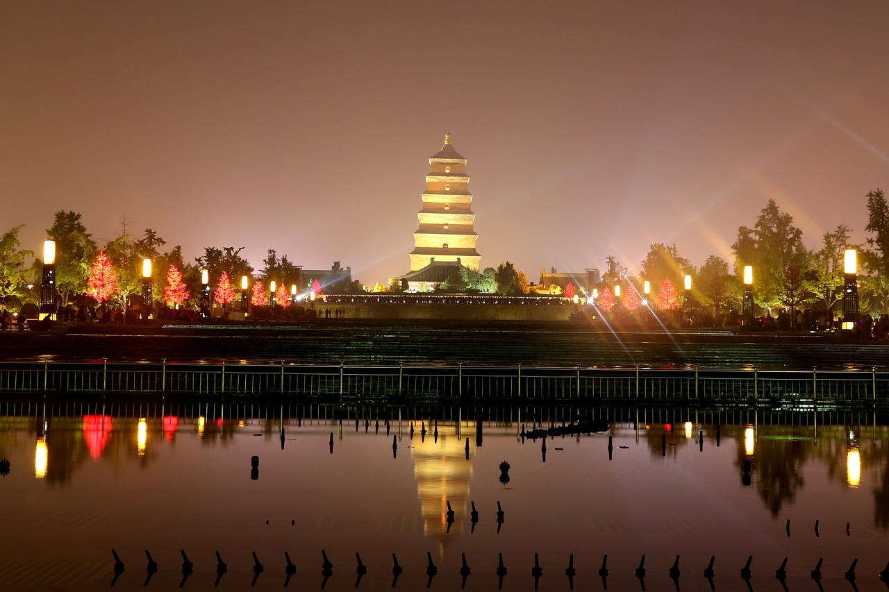 Kinija, Kraštovaizdis, Xian, Istorija, Didžioji Laukinių Žąsų Pagoda, Nemokamos Nuotraukos,  Nemokama Licenzija