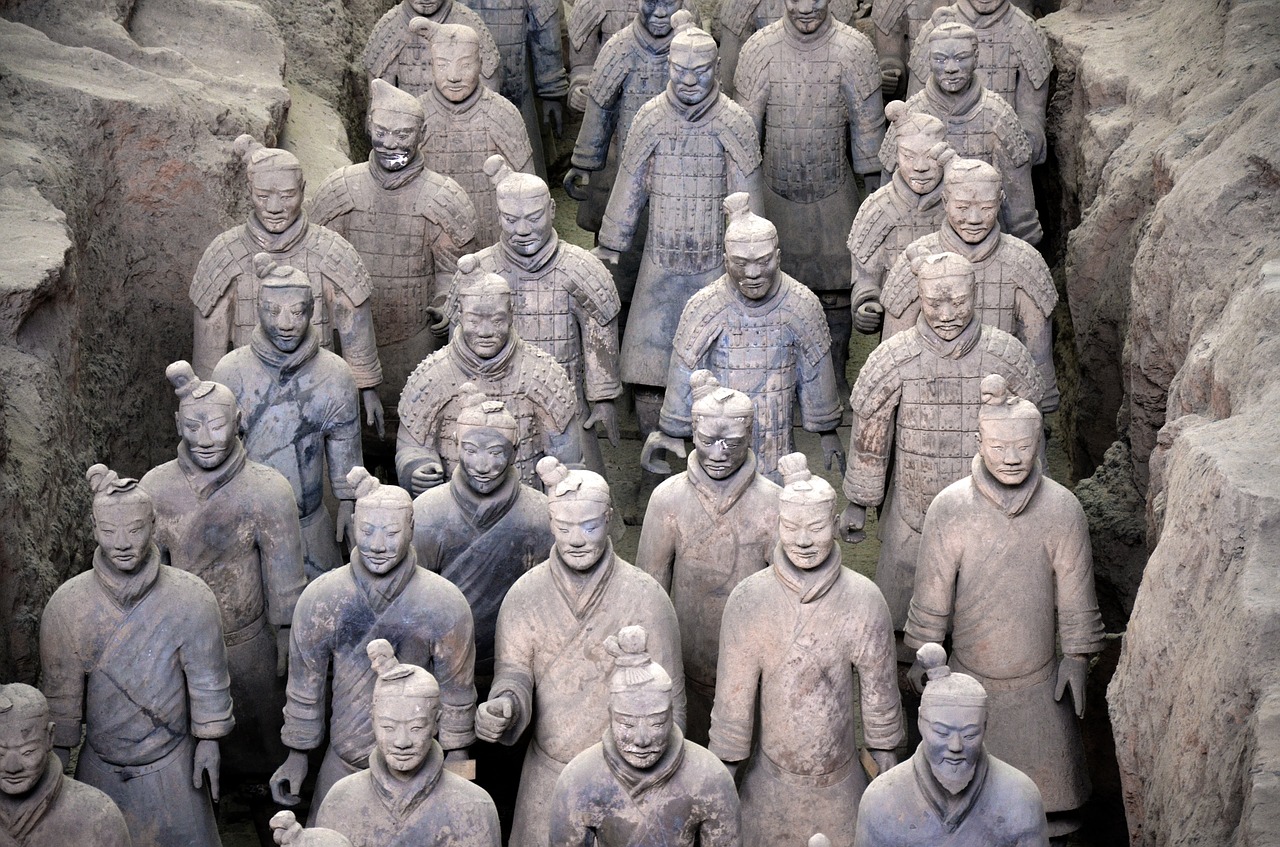 Kinija, Xian, Armija, Terakota, Xian Miestas Pingyao, Terakotos Kariai, Imperatorius, Imperatorius Qin Shi Huangdi, Terakotos Armijos, Pasaulio Žmonijos Paveldas