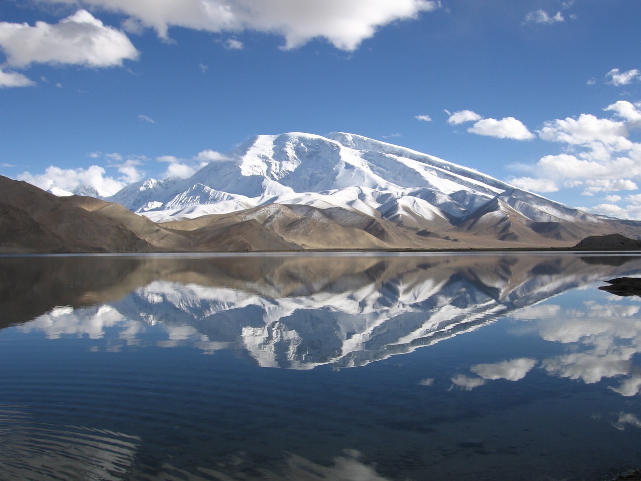 Kinija, Karakolsee, Sniego Kalnas, Muztagh Ata, Alpinizmas, Bergsee, Nemokamos Nuotraukos,  Nemokama Licenzija