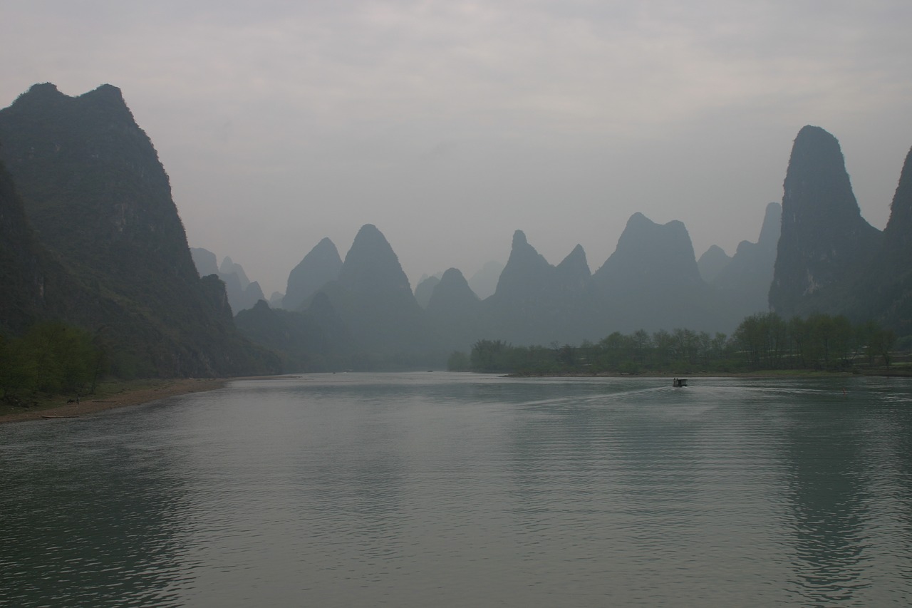 Kinija, Guilinas, Upės Kraštovaizdis, Li Upė, Nemokamos Nuotraukos,  Nemokama Licenzija