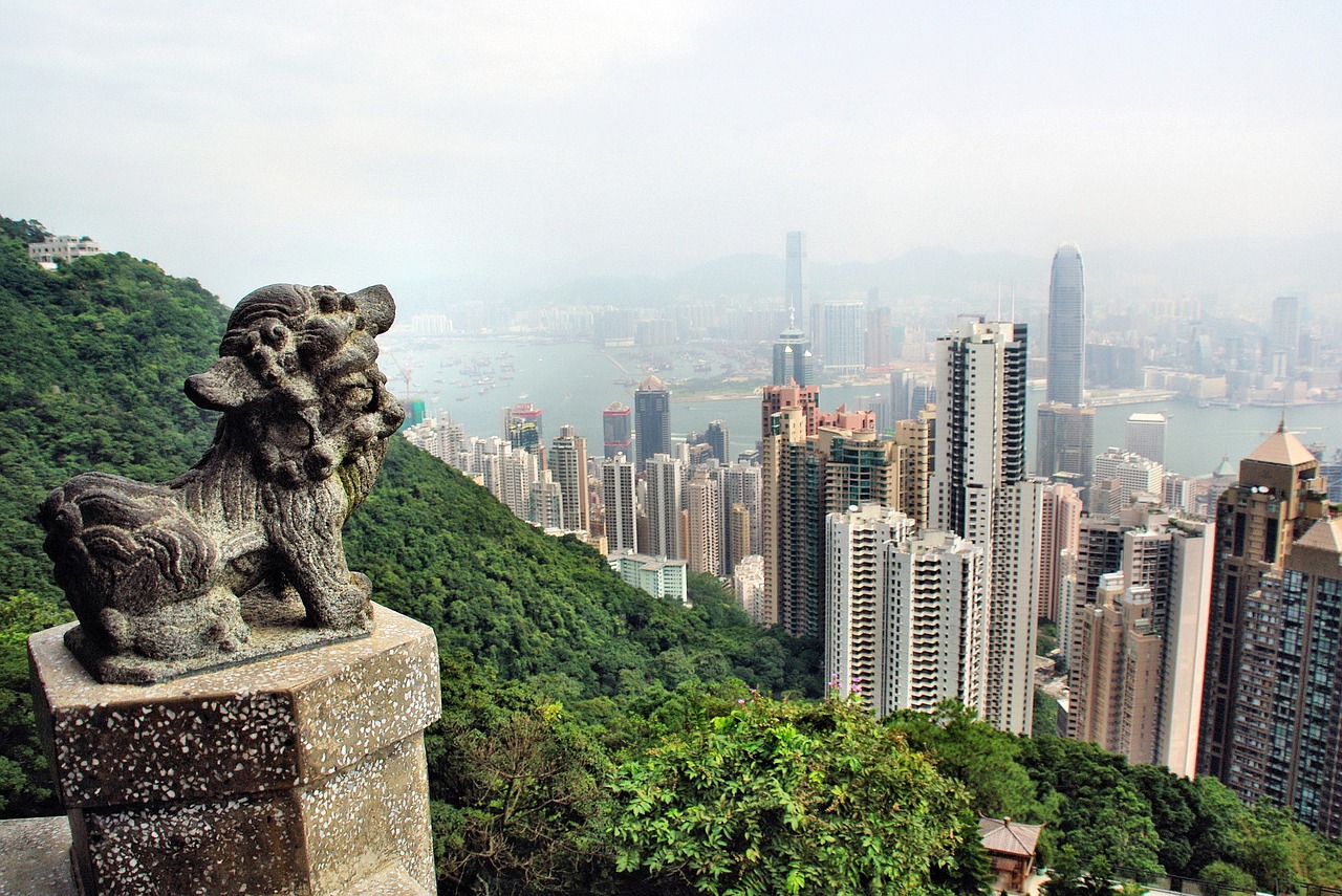 Kinija, Honkongas, Dangoraižis, Statula, Kraštovaizdis, Nemokamos Nuotraukos,  Nemokama Licenzija