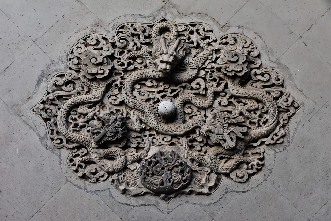 Kinų Senovės Architektūra, Modelis, Drakonas, Nemokamos Nuotraukos,  Nemokama Licenzija