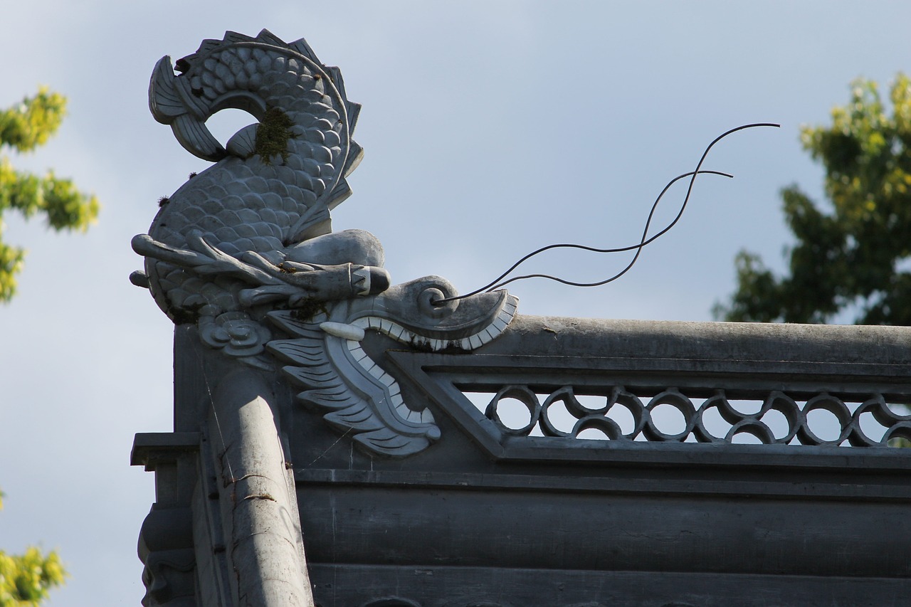 Kinų Drakonas, Kinai, Drakonas, Rytietiškas, Kinija, Asija, Kultūra, Ornamentas, Šventykla, Architektūra