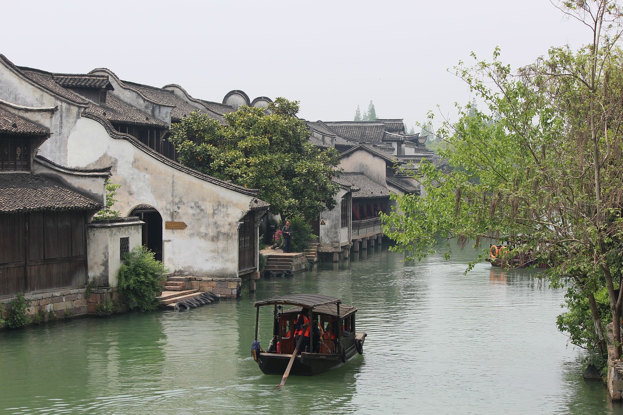 Kinijos Vandens Kelias, Kinų Namai, Kinijos Gyvenimas, Nemokamos Nuotraukos,  Nemokama Licenzija