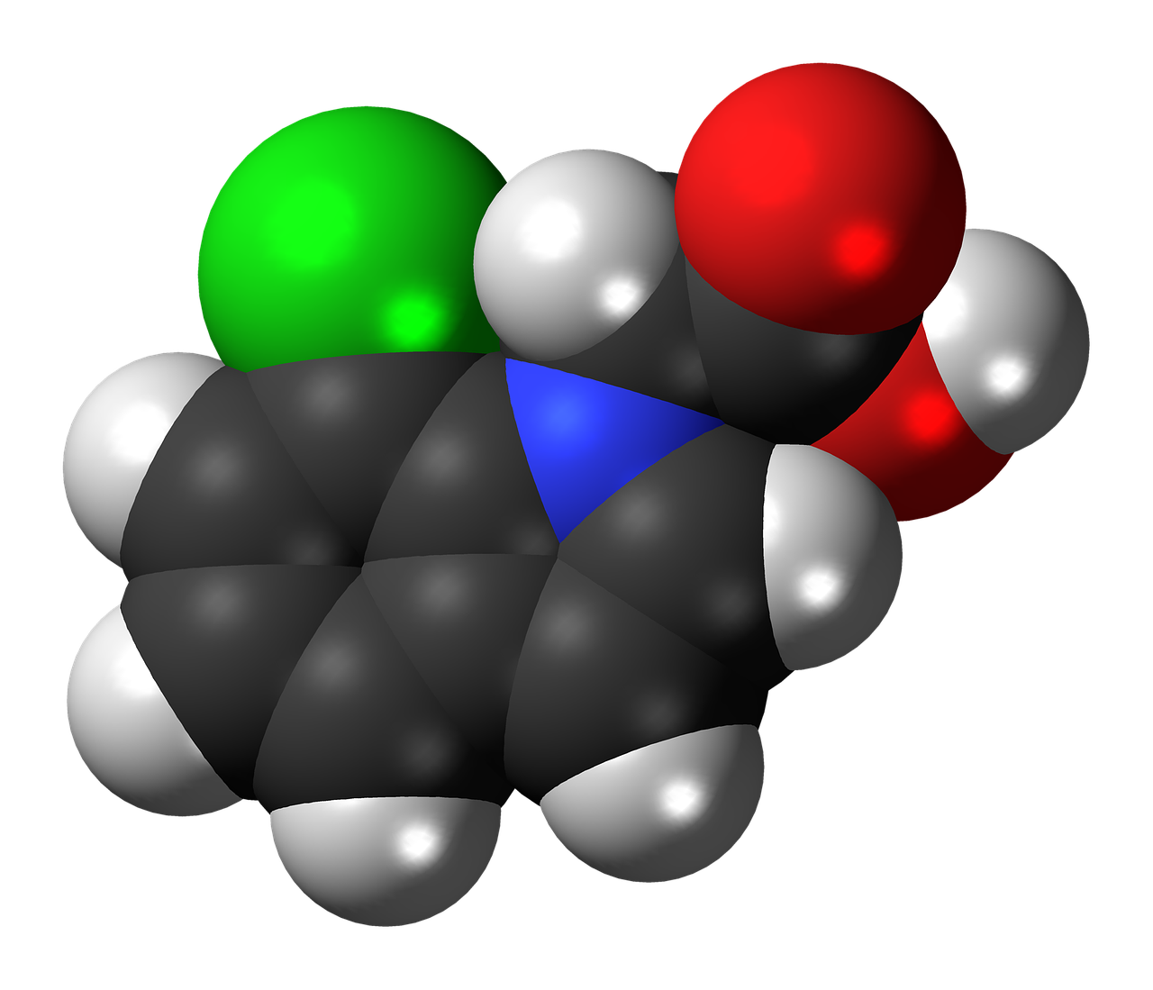 Chloroindolo Acto Rūgštis,  Molekulė,  Chemija,  Atomai,  Modelis,  Bondings,  Tyrimai,  Junginys, Nemokamos Nuotraukos,  Nemokama Licenzija