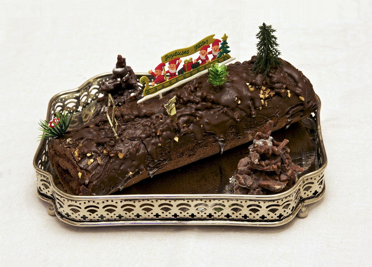 Šokoladas, Desertas, Kalėdos, Prancūzų Kalba, Tradicinis, Yule Log, Avietė, Tortas, Bûche De Noël, Genozė
