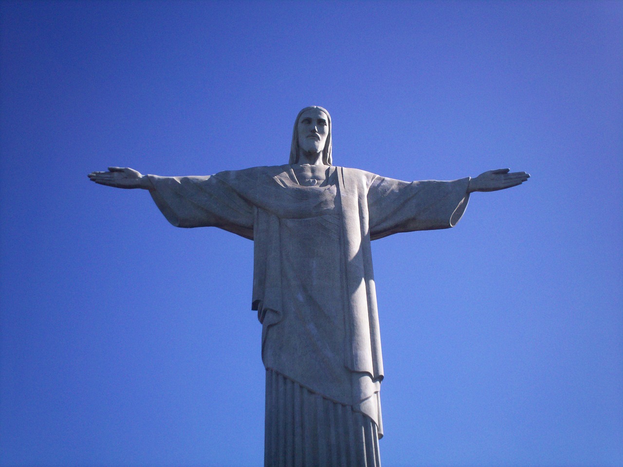 Krikščionis, Rio De Žaneiras, Brazilija, Atpirkėjas, Pietų Amerika, Atogrąžų, Mėlynas, Statula, Akmuo, Nemokamos Nuotraukos