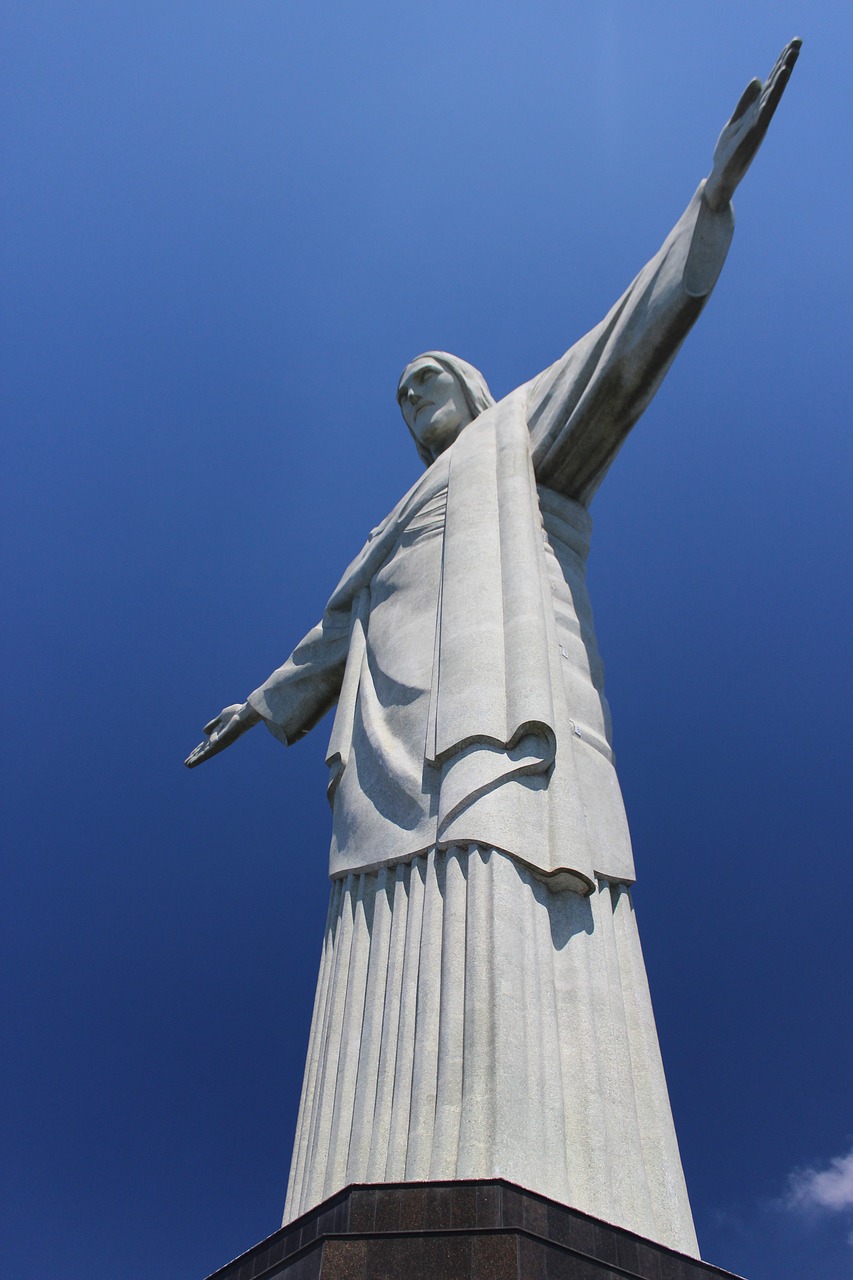 Krikščionis, Brazilija, Rio, Janeiro, Corcovado, Orientyras, Brazilijos, Kultūra, Diena, Lauke
