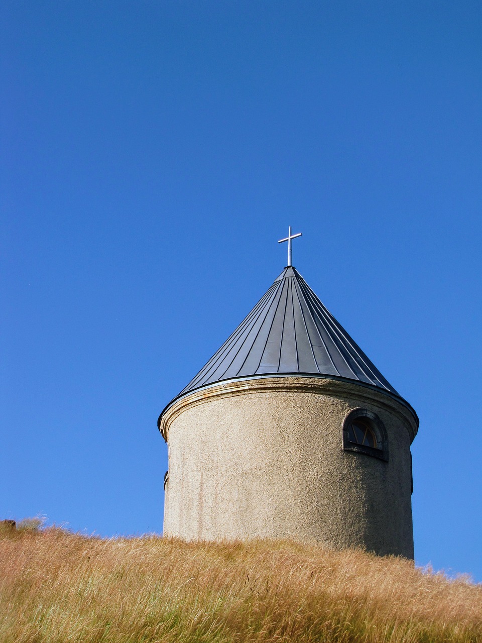 Krikščionybė, Kirsti, Simbolis, Koplyčia, Bažnyčia, Religija, Tikėjimas, Dangus, Dangaus Mėlynumo, Nemokamos Nuotraukos