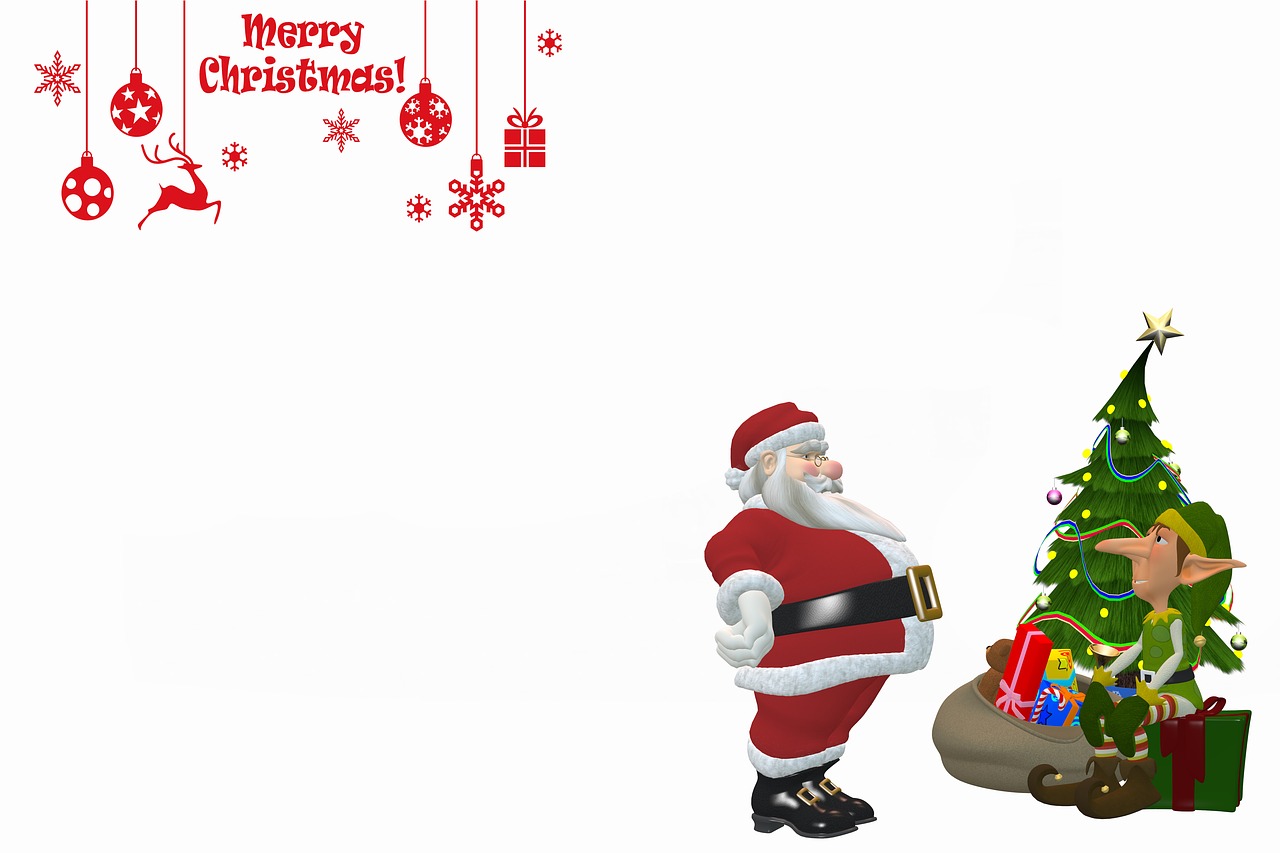 Kalėdos, Festivalis, Linksmų Kalėdų, Dėl, Kalėdų Senelis, Dovanos, Rutulys, Spalvos, Raudona, Nemokamos Nuotraukos