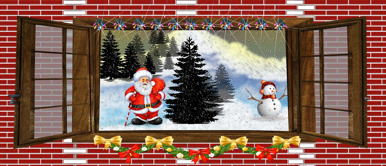 Kalėdos, Linksmų Kalėdų, Šventė, Kalėdinis Ornamentas, Kalėdų Senelis, Raudona, Partijos, Gruodžio Mėn ., Laimingas, Noel