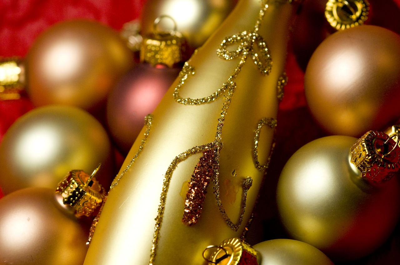 Kalėdos, Ornamentas, Šventė, Rutulys, Kalėdinis Ornamentas, Apdaila, Blizgantis, Beabilis, Auksas, Šventinis