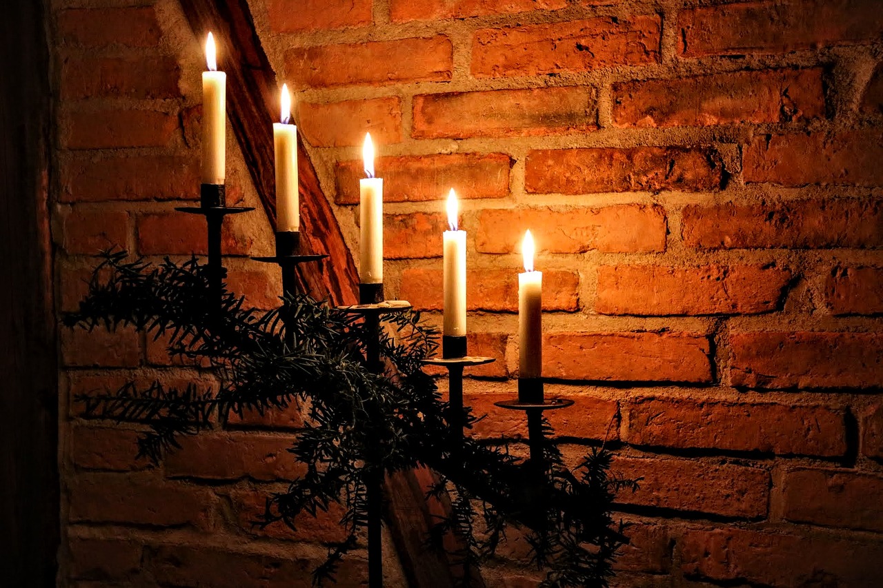 Kalėdos, Žvakių Šviesa, Žvakidė, Romantika, Nemokamos Nuotraukos,  Nemokama Licenzija