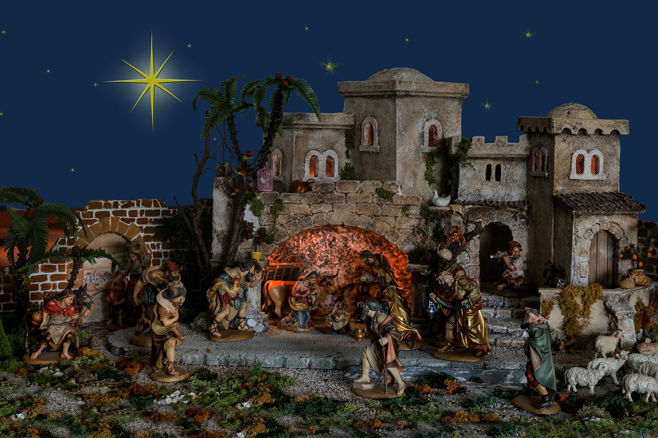 Kalėdos, Bethlehem, Lovelė, Jėzaus Gimimas, Jėzus, Kareivystės Scenos, Santon, Kūčios, Šventa Naktis, Žvaigždė
