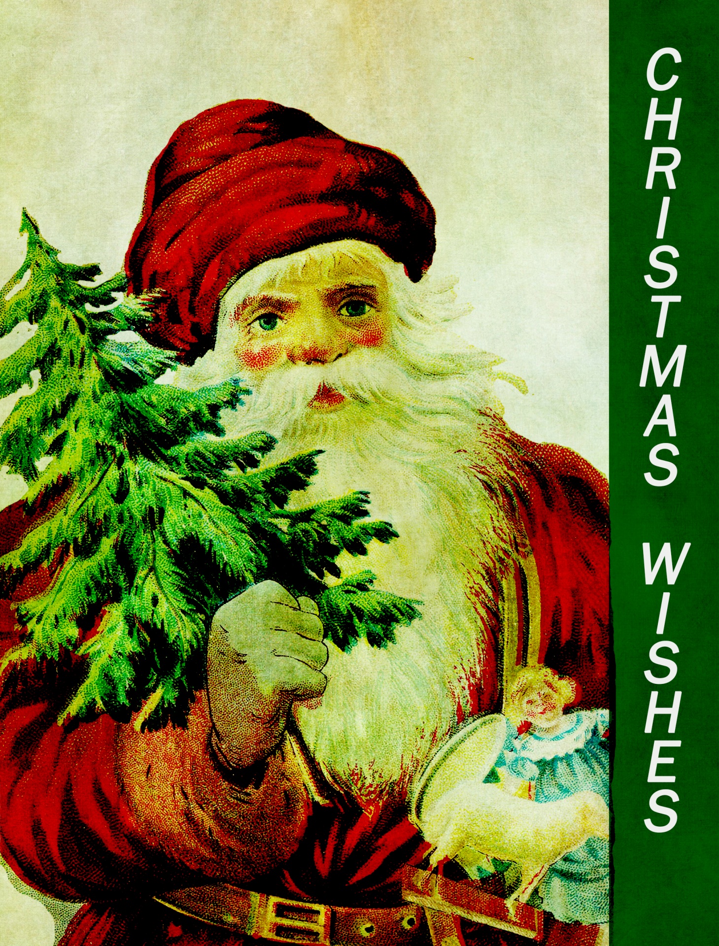Kalėdų & Nbsp,  Kortelė,  Vintage,  Santa,  Santa & Nbsp,  Claus,  Tėvas & Nbsp,  Kalėdos,  Kalėdos & Nbsp,  Medis